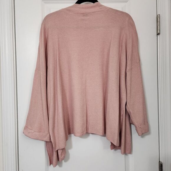 A New Day - OSFA - Pink Kimono Cardigan Sweater Lightweight Knit - Picture 4 of 5